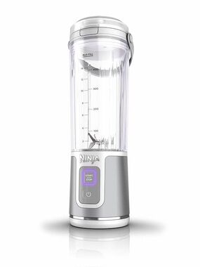 Ninja Blast™ Portable Blender (Silver/White) – 18 oz | NWT